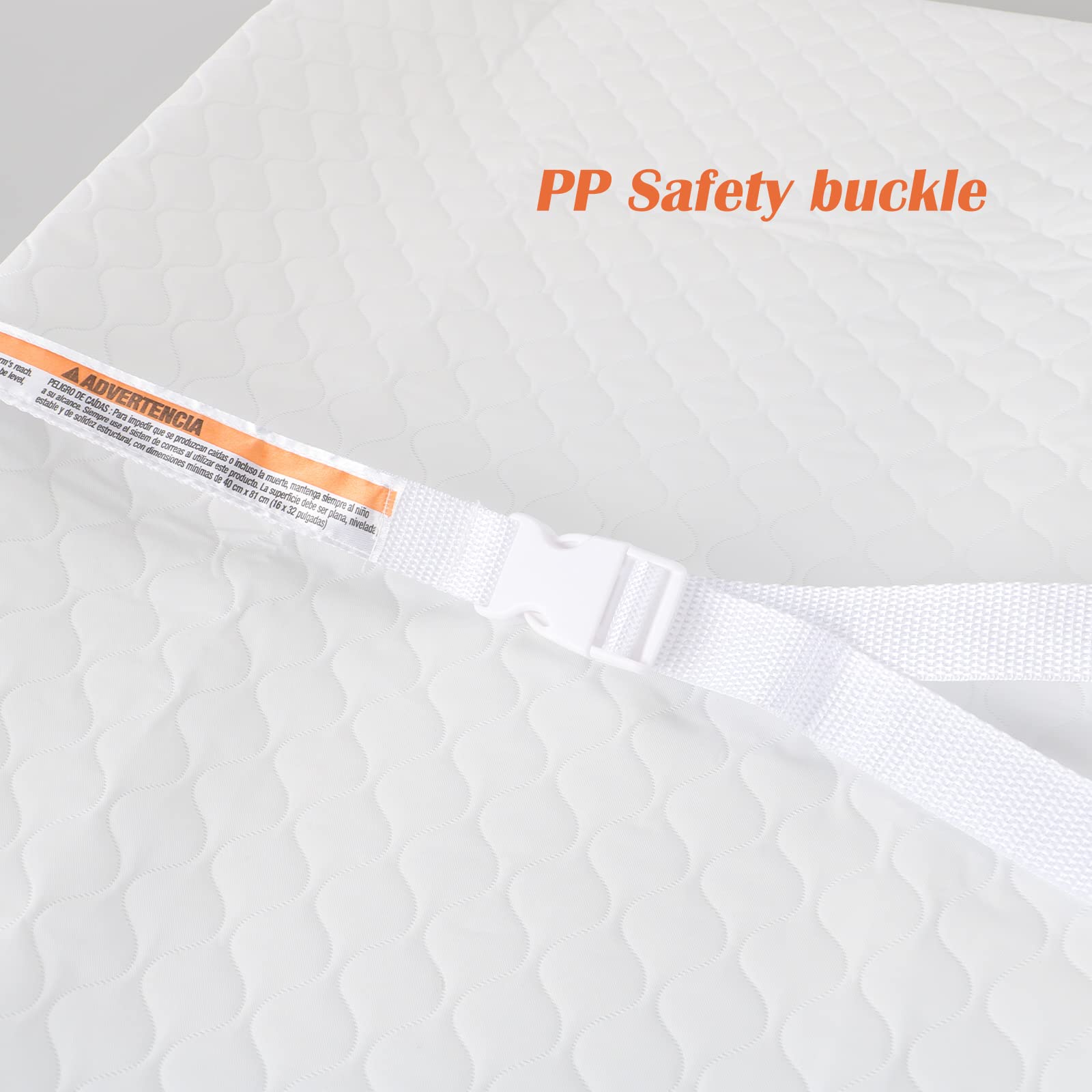 BBjixiang Baby Diaper Changing Table Pad with Waterproof Cover, Contour Changing Pad for Dresser Top 32”×16”