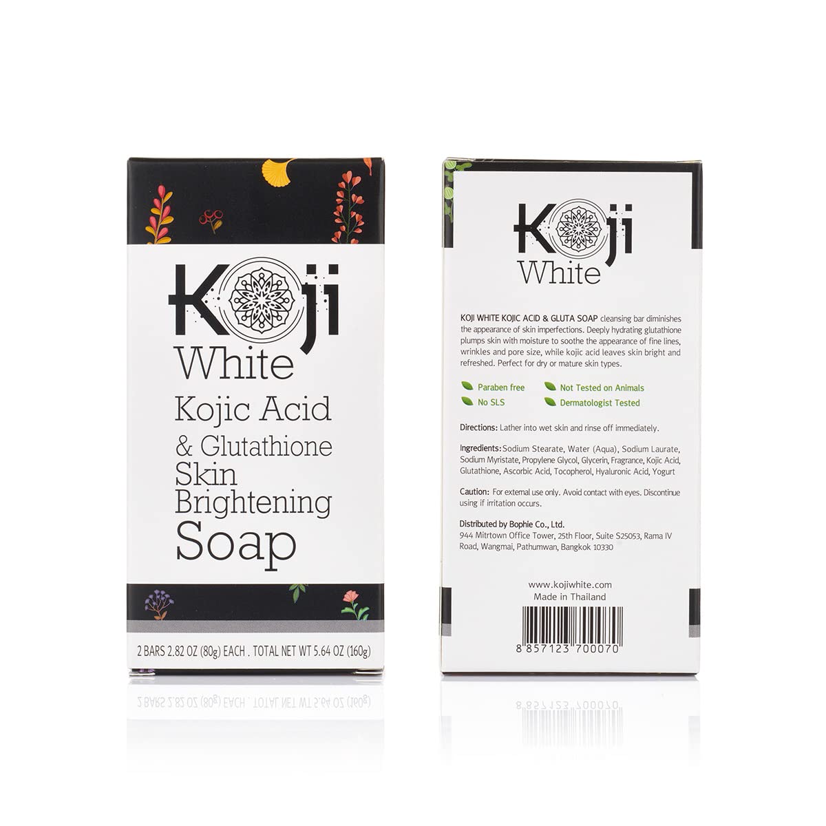 Kojic Acid & Glutathione Skin Lightening Soap (2.82 oz / 2 Bars) - Brightening & Bleaching Skin Tone Formula ââ‚¬â€œ Reduce Acne Scars, Wrinkles Elimination, Removal Acne Scars, Dark Spots And Freck