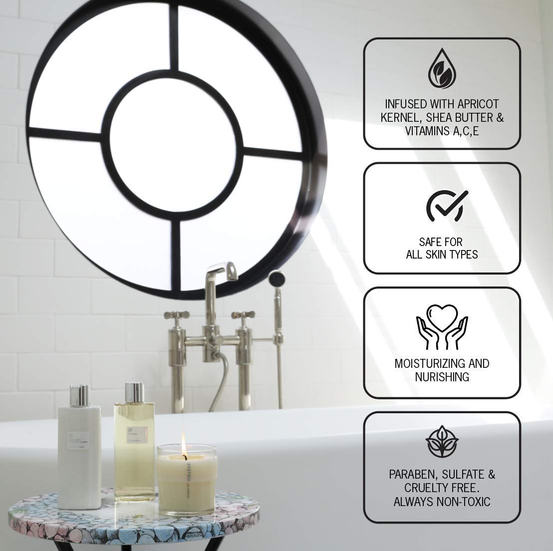 APOTHIA | IF Hand & Body Wash | Modern White Floral & Citrus | Naturally Derived Ingredients | Paraben & Sulfate Free | 8 oz