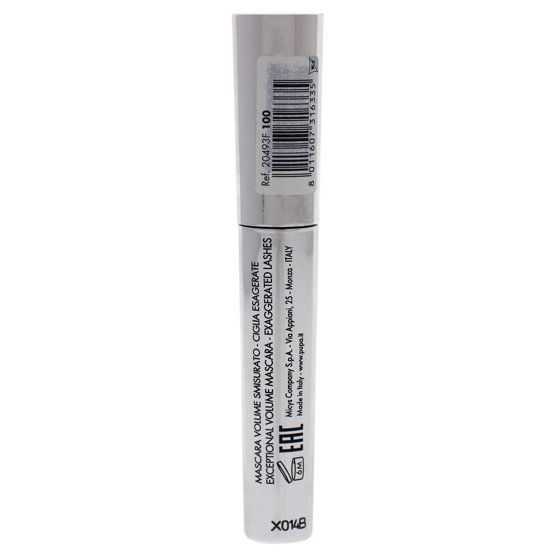 Pupa Milano Vamp! Exceptional Volume Mascara - Exaggerated Lashes with Oversize Volume - Revolutionary in Performance and Formula - Creamy Texture with a Restructuring Effect - 100 Black - 0.183 Oz