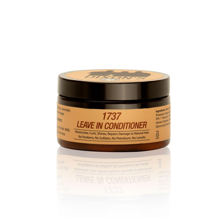 Dixon's 1737 Leave-In Conditioner, Daily Hair Moisturizer for Curly Hair, Damage Repair and Frizz Prevention Treatment (4 Fl oz)