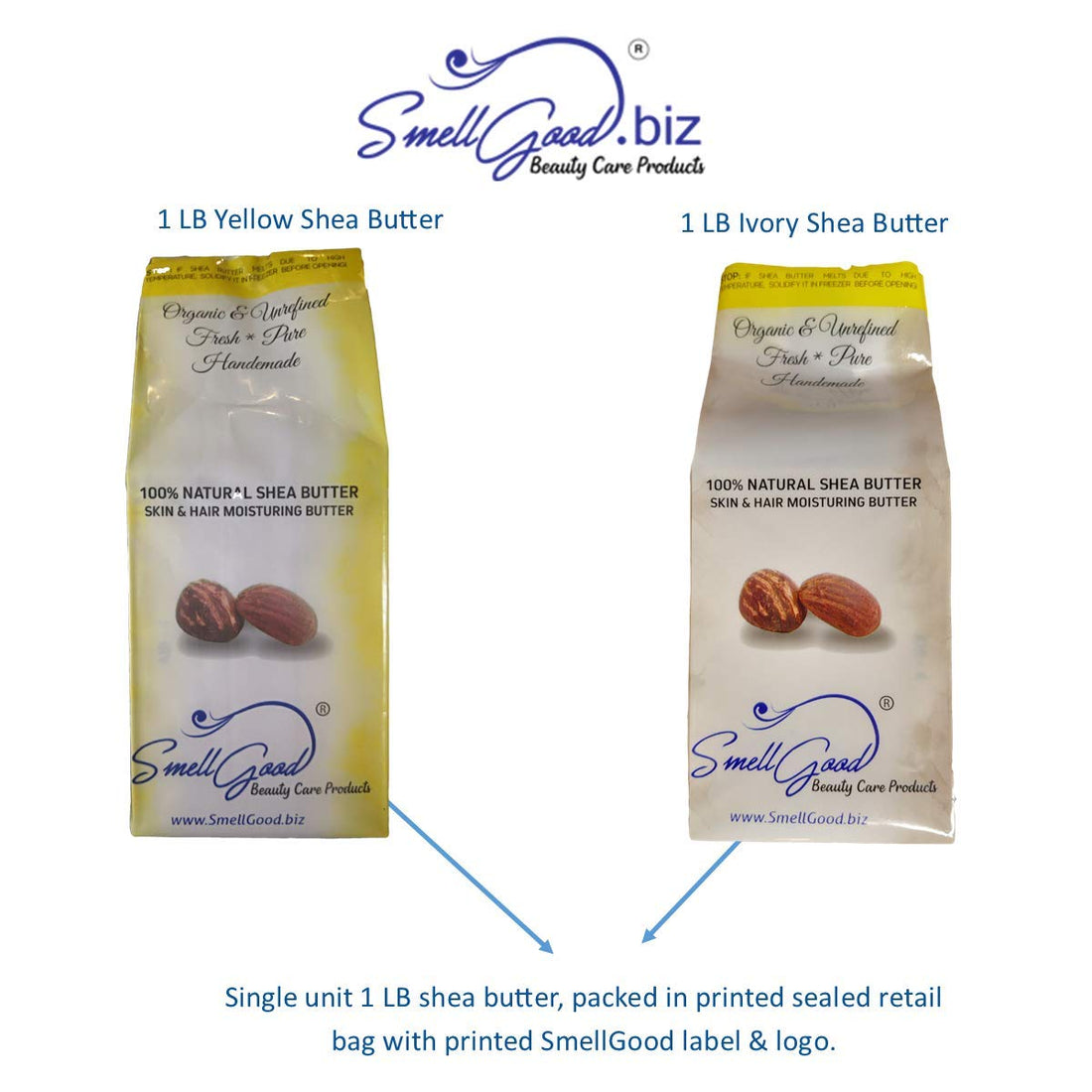 African Shea Butter Pure Raw Unrefined 5lbs