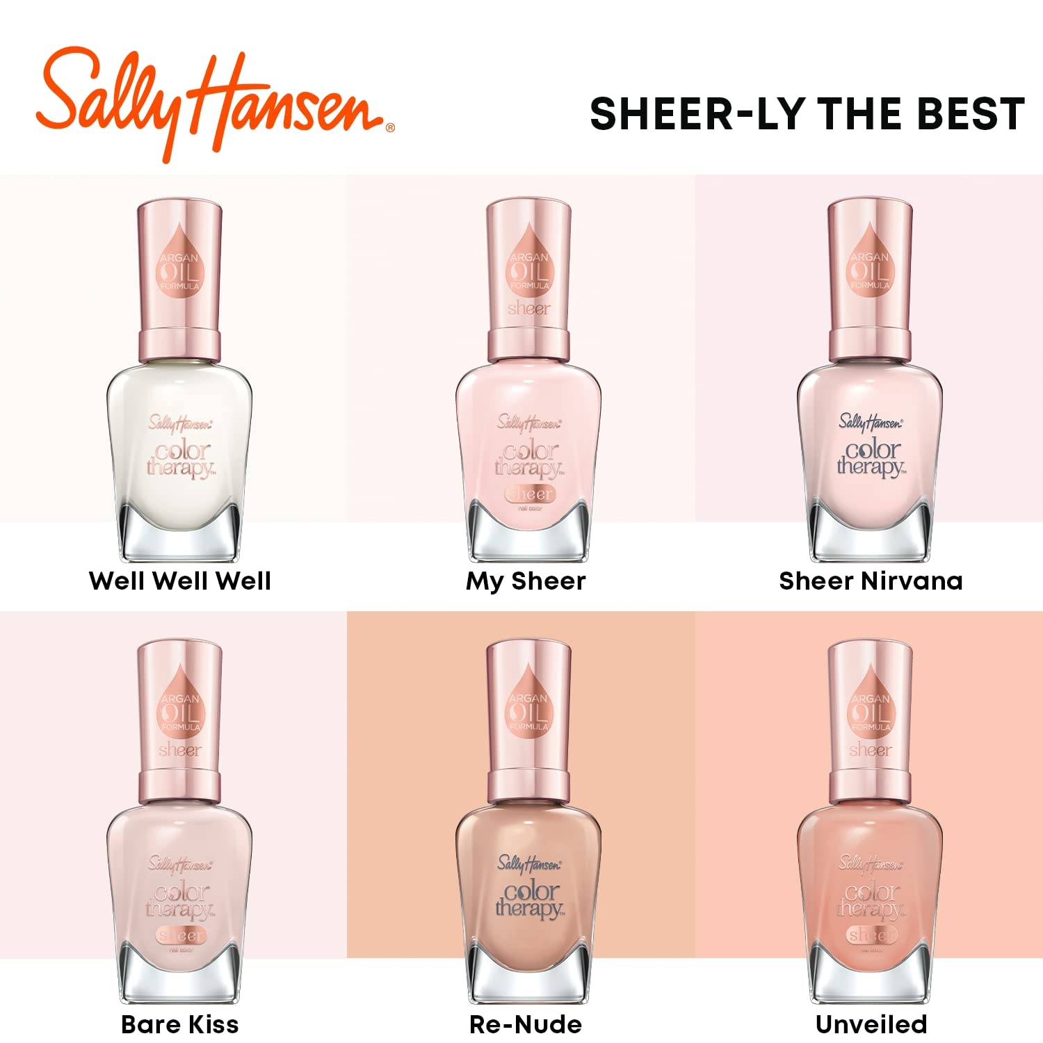 Sally Hansen Color Therapy Nail Polish, Well, Well, Well, Pack of 1