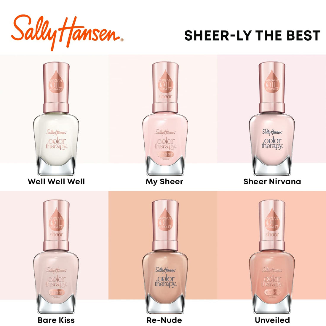 Sally Hansen Color Therapy Nail Polish, Well, Well, Well, Pack of 1