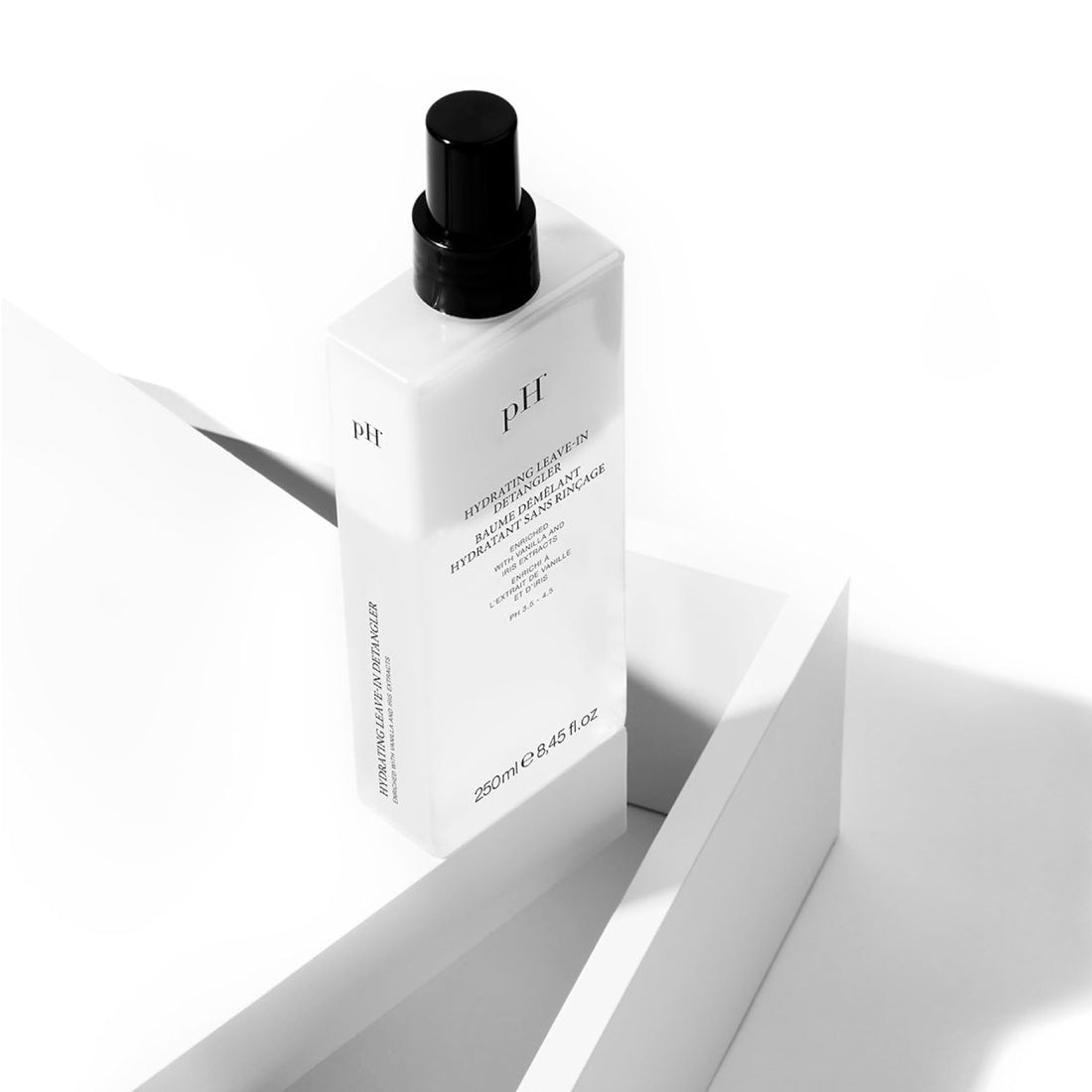 pH PURE HAIR Hydrating Leave-In Detangler Spray - Anti-Frizz, Moisturizing & Smoothing Spray for All Hair Types, Adds Shine & Softness, Easy Detangling & Styling, 8.45 Oz