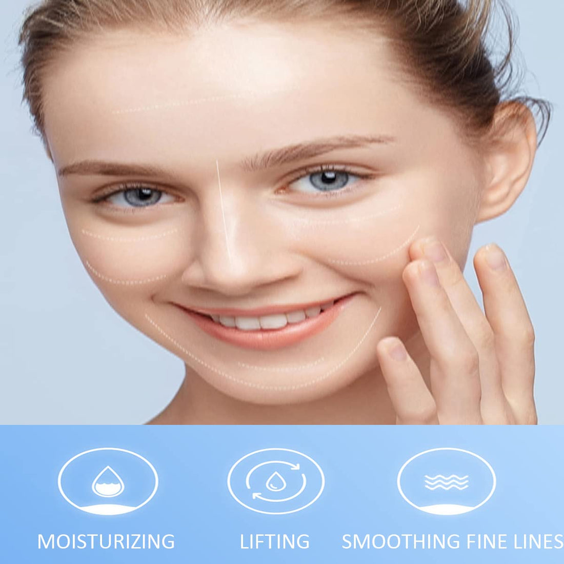 Easilydays Hydrating Face Stick, Wrinkle Moisturizing Balm Stick, Deeply Hydrates and Nourish for Chapped Skin, Nourishing Eye Balm, Mult Traveling Moisturizer Mask Stick for Face,Eyes,Lips Lines,Neck