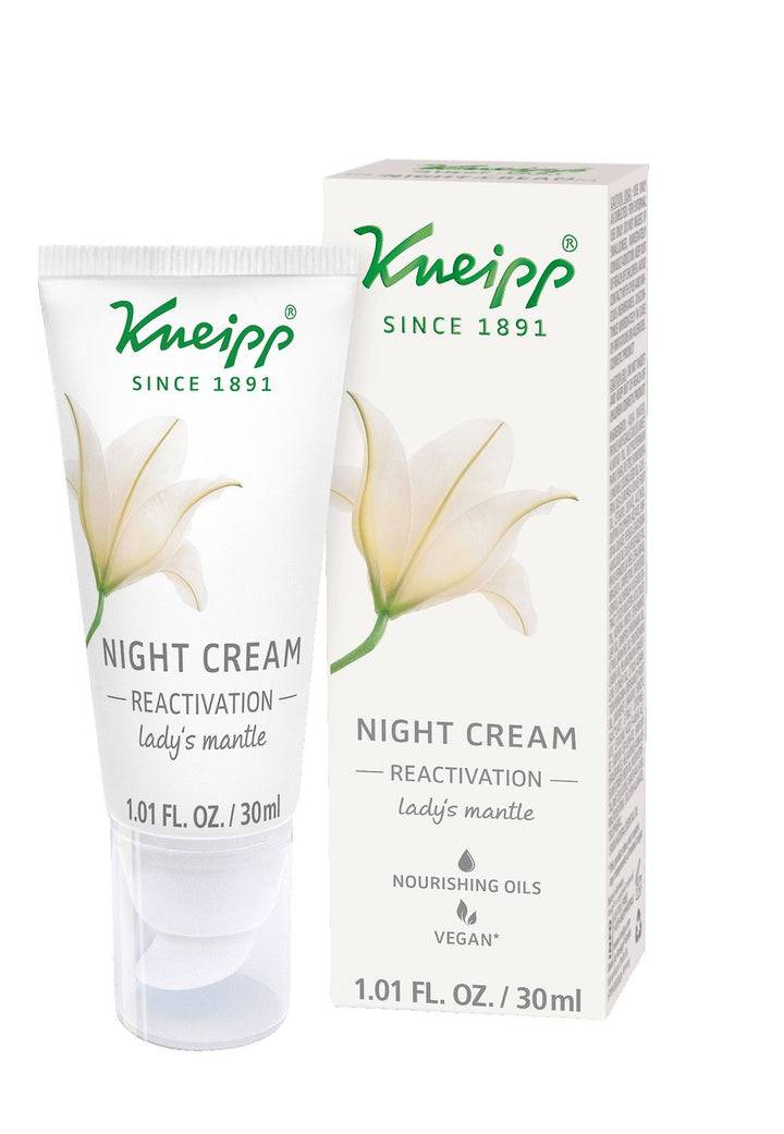Kneipp 24 Hour Night Face Moisturizer Cream, 1.01 Fl oz
