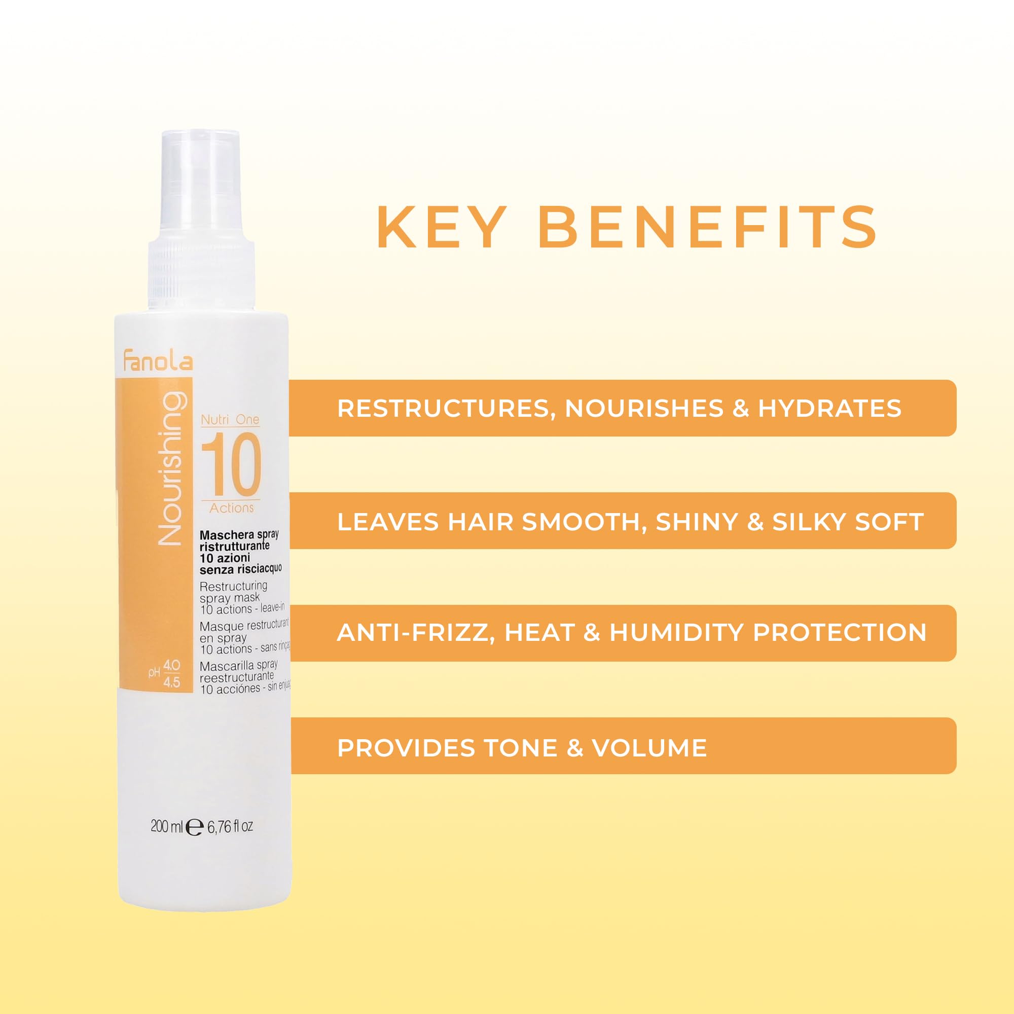 Fanola Nutri One 10 Azioni Spray Mask Leave in, 200 ml