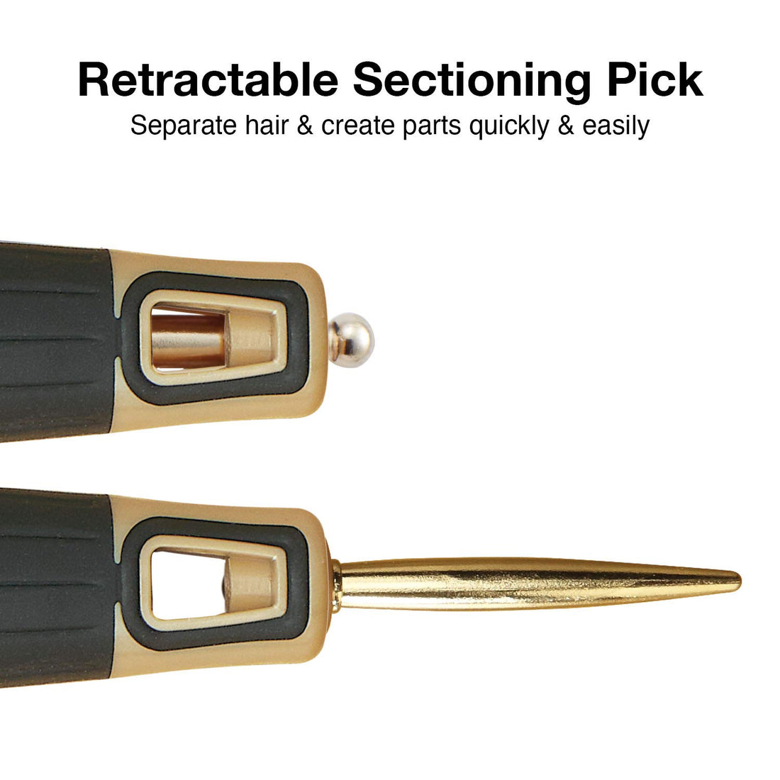 Olivia Garden NanoThermic Ceramic + Ion Hair Brush - 50th Anniversary Special Edition NT-PDLG (Paddle)