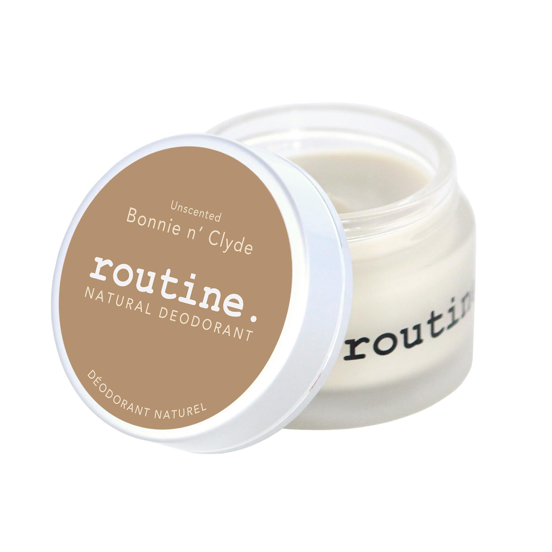 Bonnie N Clyde (Unscented) : Routine De-Odor-Cream 50ml Beeswax Formula Natural Deodorant Cream (Bonnie N Clyde (Unscented))