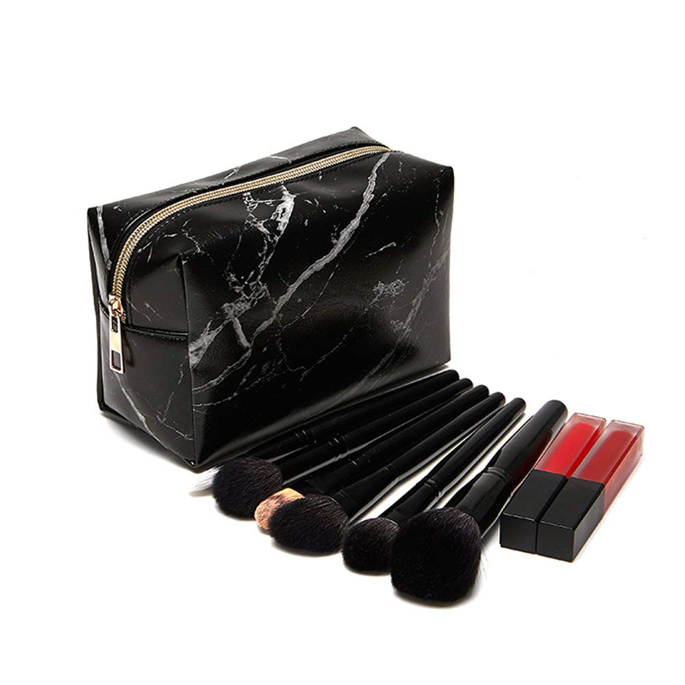 SUBANG 3 Pack Marble Makeup Bag Toiletry Bag Travel Bag Portable Cosmetic Bag Makeup Brushes Bag Waterproof Organizer Bag for Women Girls Men