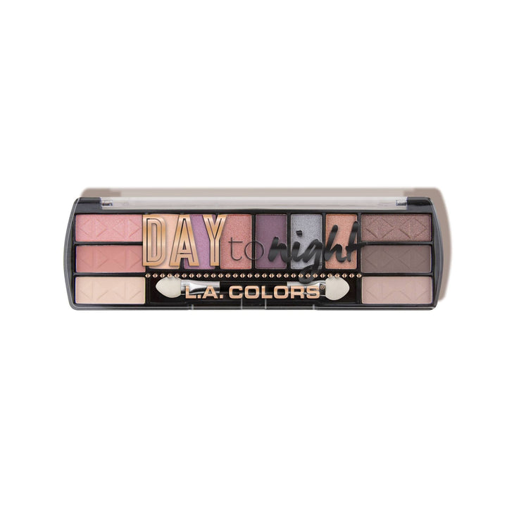 L.A. COLORS Day To Night 12 Color Eyeshadow, Dawn, 8 g