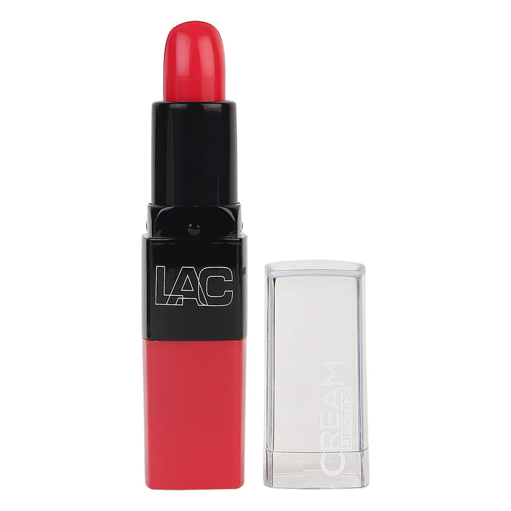 L.A. COLORS Moisture Cream Lipstick, Matte Finish - Yummy Red, 3.5g