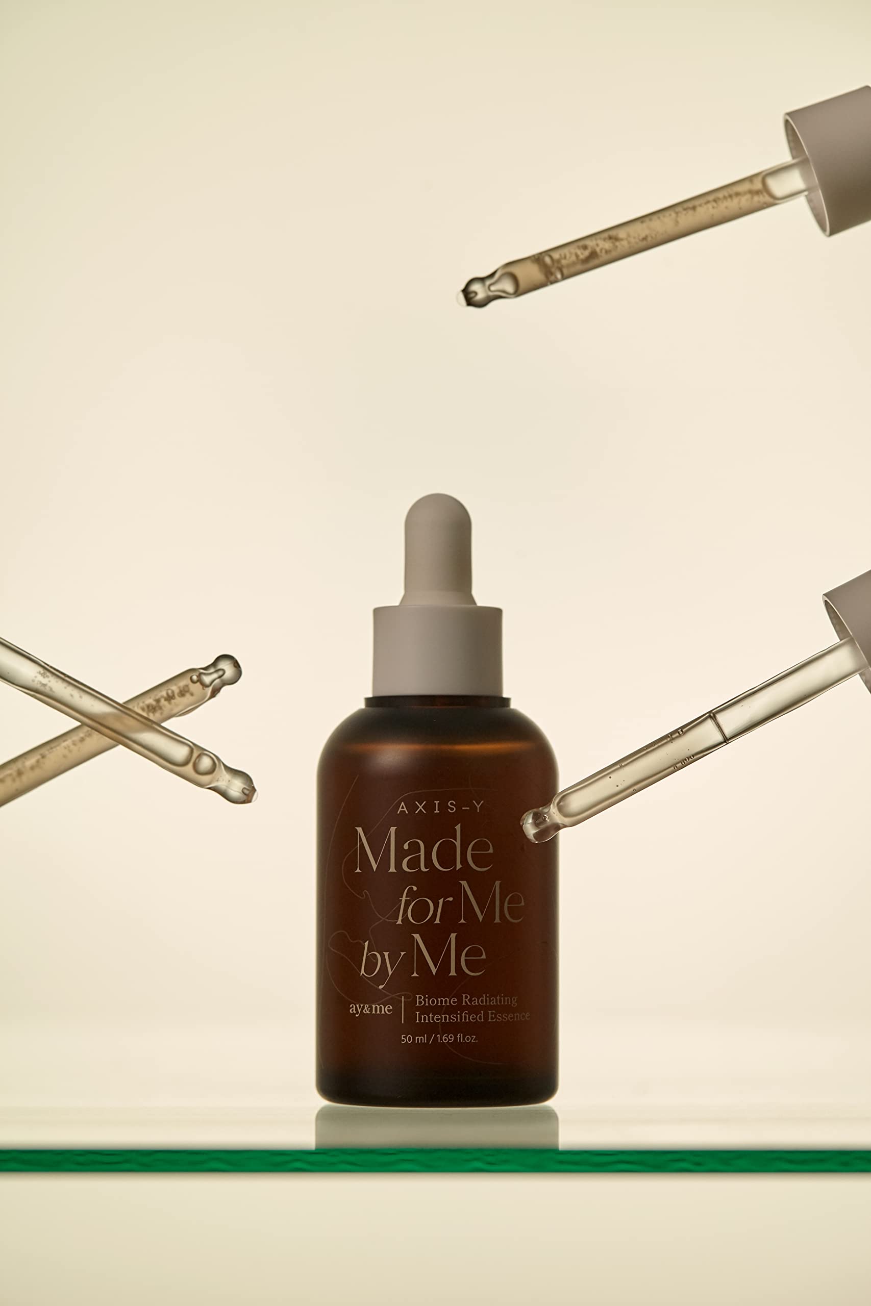 AXIS-Y Biome Radiating Intensified Essence with 5 Probiotics Complex, Mugwort & Centella Asiatica - Soothing, Moisturizing, Hydrating Facial Serum for Glass Skin - Korean Skincare - 1.69 fl. oz.