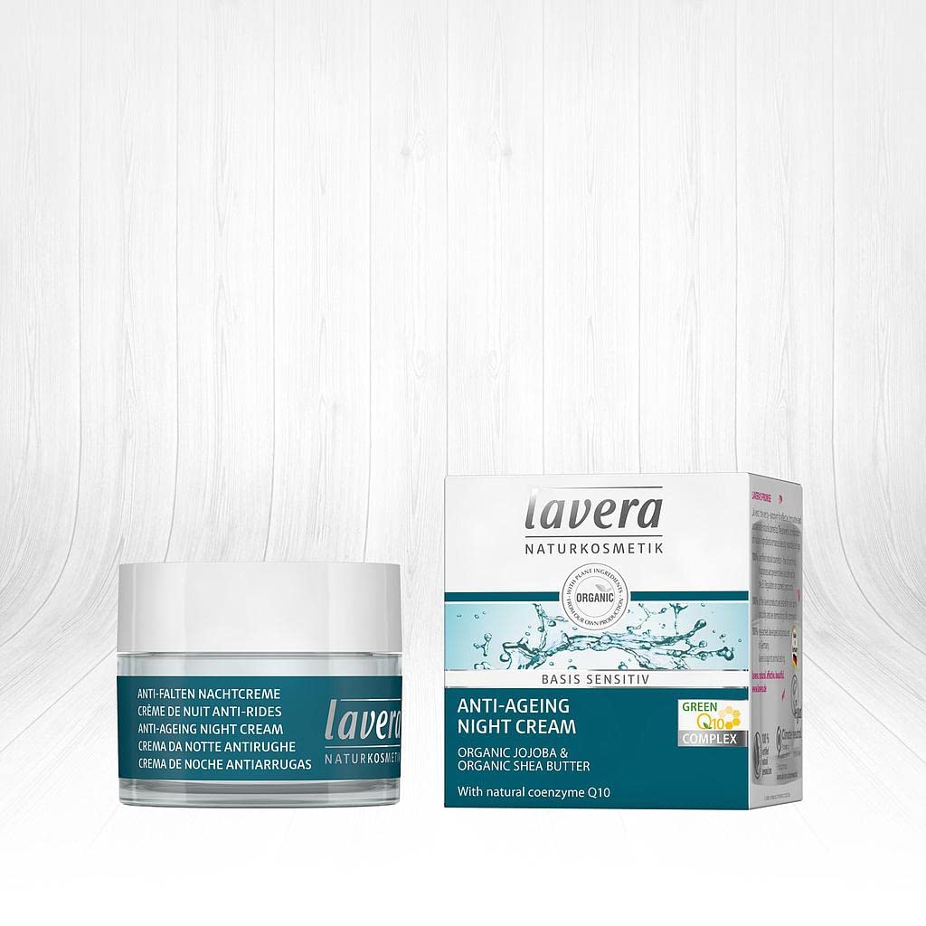 Lavera Basis Sensitiv AntiAgeing Night Cream Q10 50ml/1.6oz
