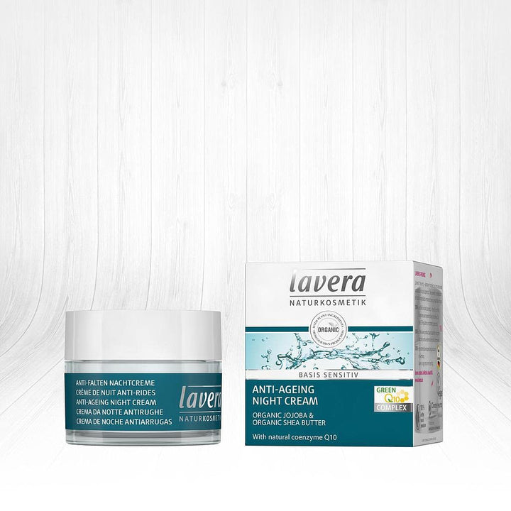 Lavera Basis Sensitiv AntiAgeing Night Cream Q10 50ml/1.6oz