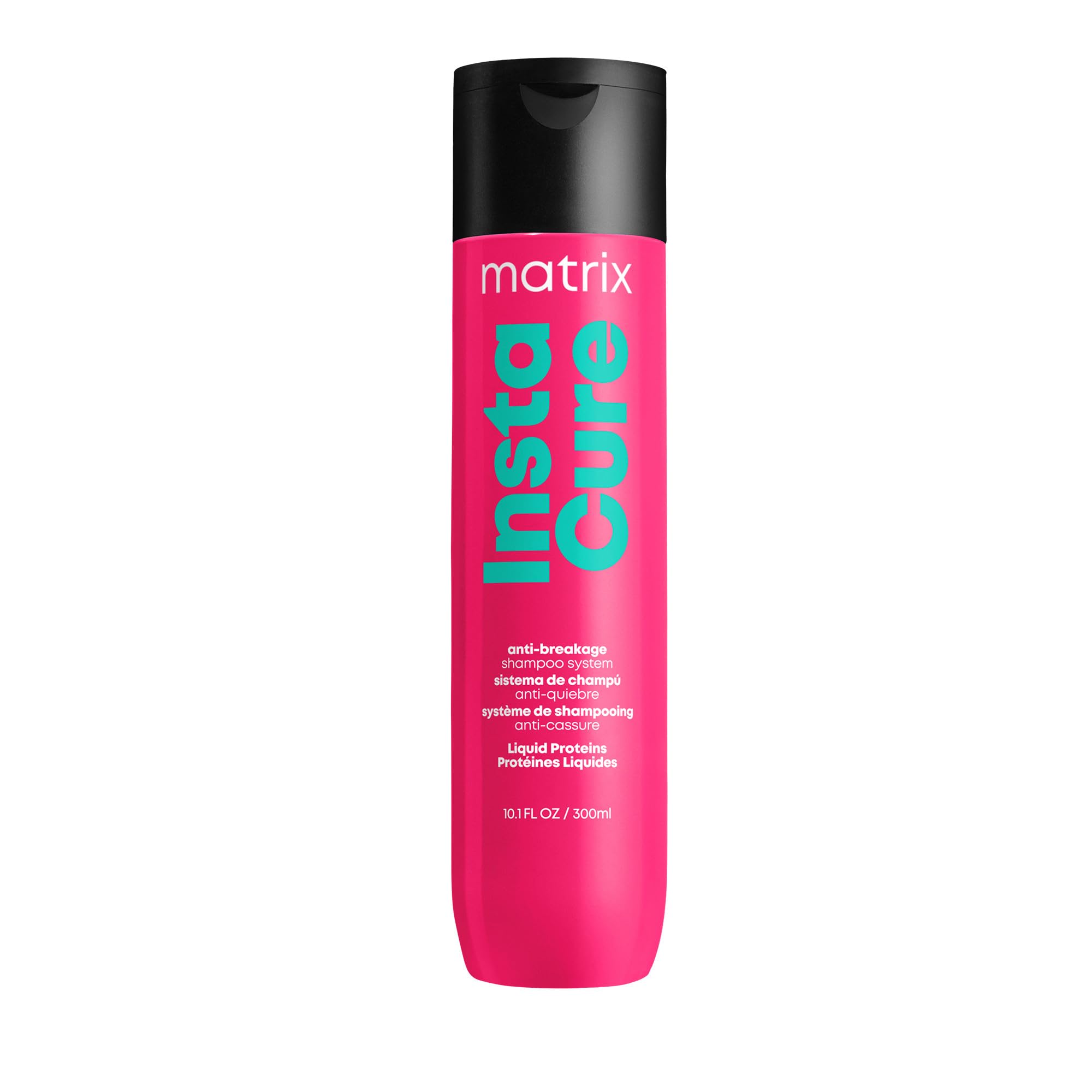 Matrix Instacure Anti-Breakage Shampoo | Repairs, Balances & Strengthens Hair | Reduces & Prevents Breakage & Frizz | For Dry, Damaged & Brittle Hair | Packaging May Vary | 10.1 Fl. Oz. | Vegan