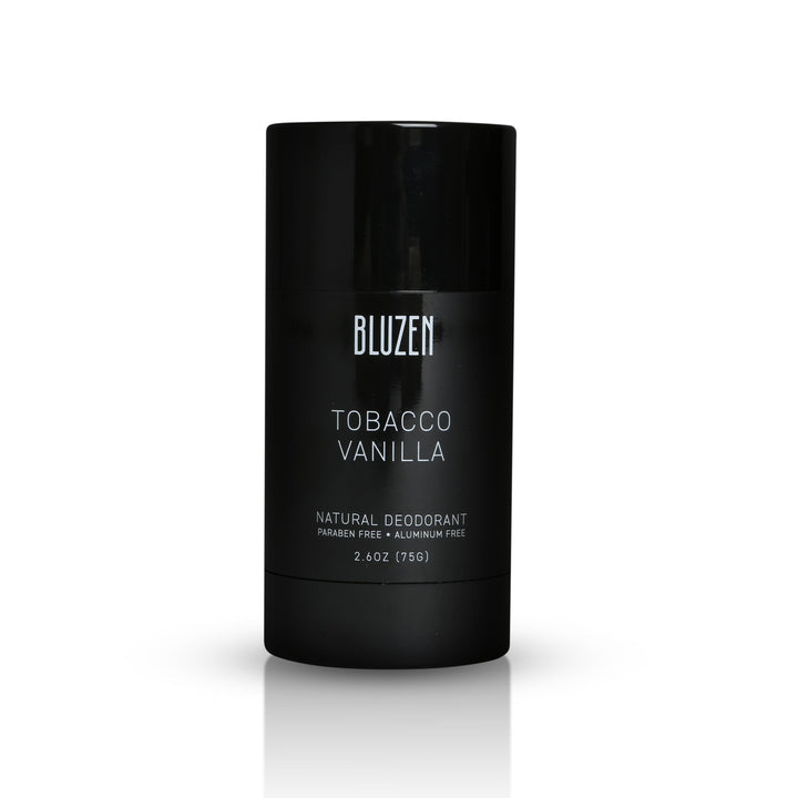 BLUZEN Vanilla Tobacco, Aluminum-Free, Natural, Castor Oil Based Deodorant For Sensitive Skin, Free from Parabens, All Day Protection