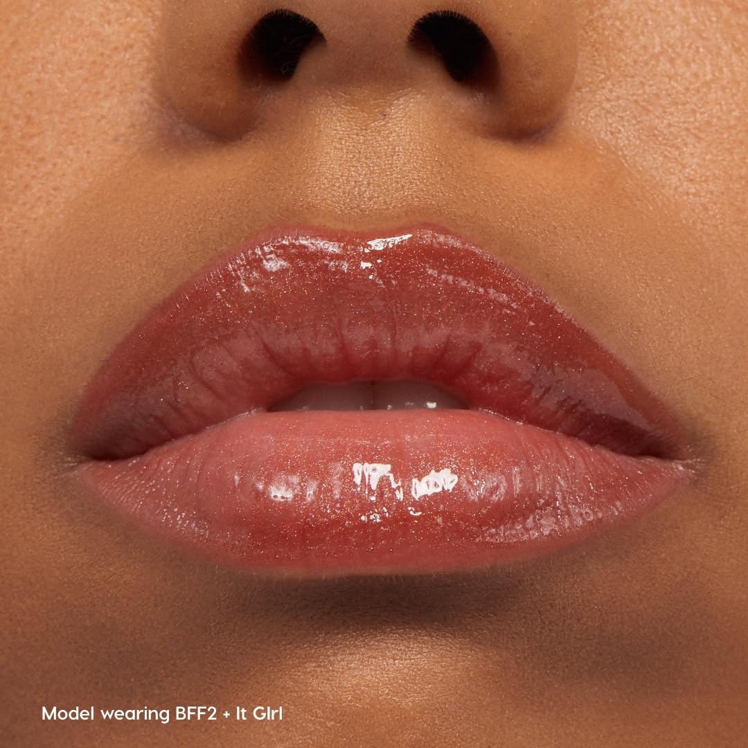 ColourPop Best Besties Lip Pencil & Gloss Duo - Shimmery Nude Lip Combo for Definition & Shine - Includes Shades BFF 2 & It Girl (2 Count)