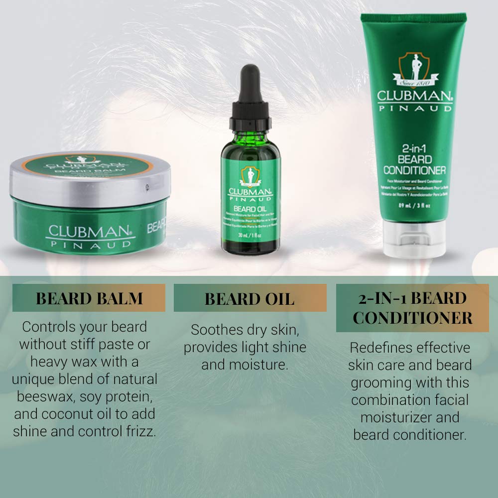 Clubman Beard 3 In 1 Trio