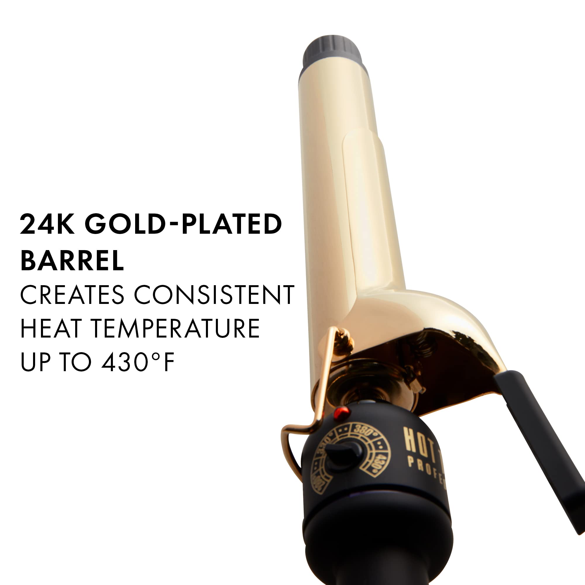 Hot Tools Gold Curling Iron XL Barrel, 1-1/4 Inch by Hot Tools