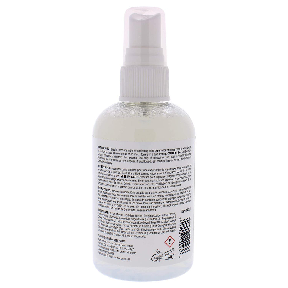 Cuccio - Yogahhh Aura Mist - for Unisex - Mist - 4 oz