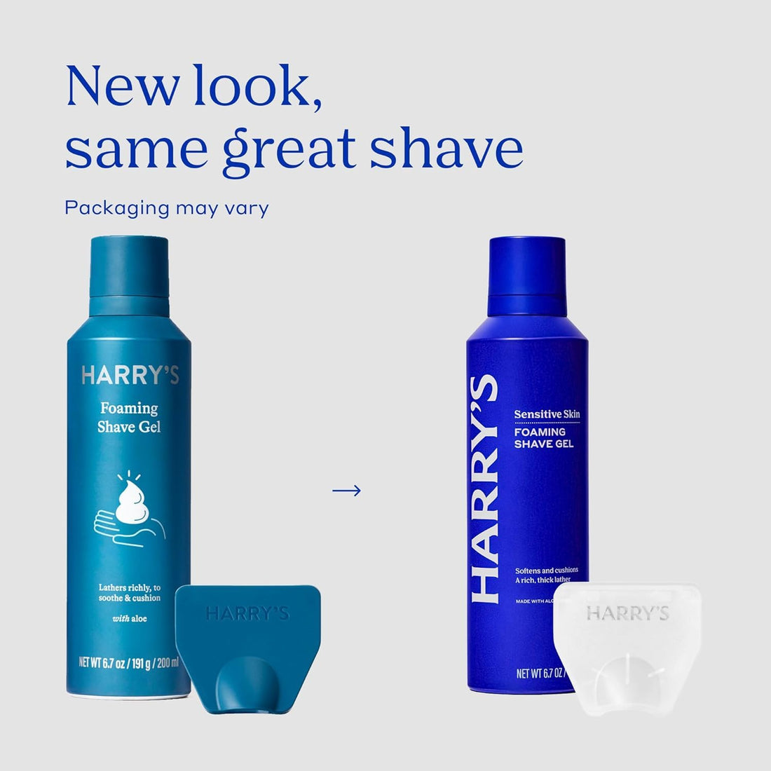 Harry's Shaving Kit for Men - Razor Handle, 5 Razor Blade Refills, Foaming Shave Gel, and Travel Blade Cover - Charcoal