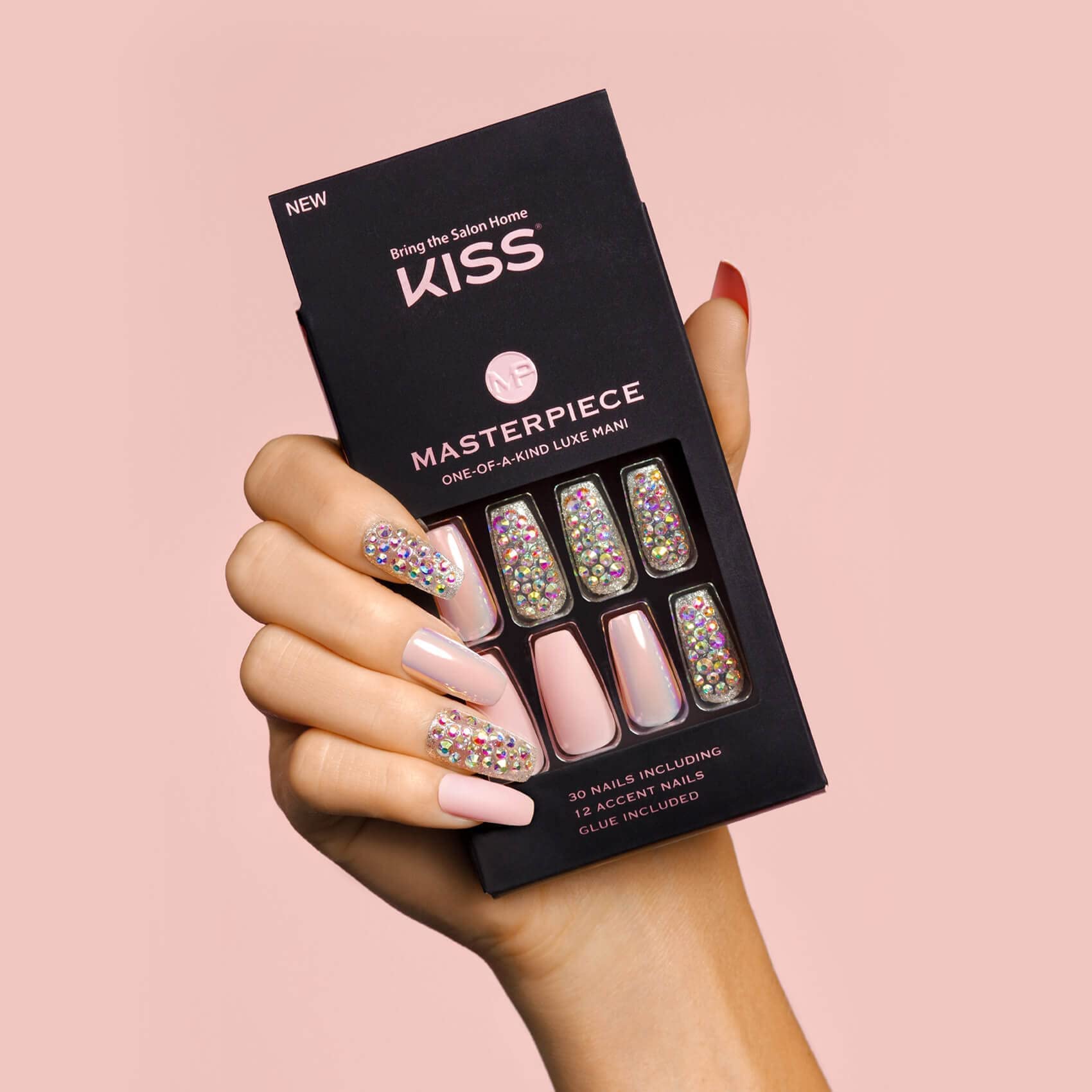 Kiss Masterpiece (EVERYTIME I SLAY) One-Of-A-Kind Luxe Mani Nails w/Glue
