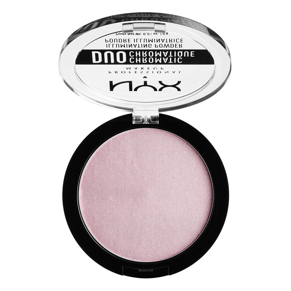 NYX PROFESSIONAL MAKEUP Duo Chromatic Illuminating Powder, Lavender Steel, 0.21 Ounce