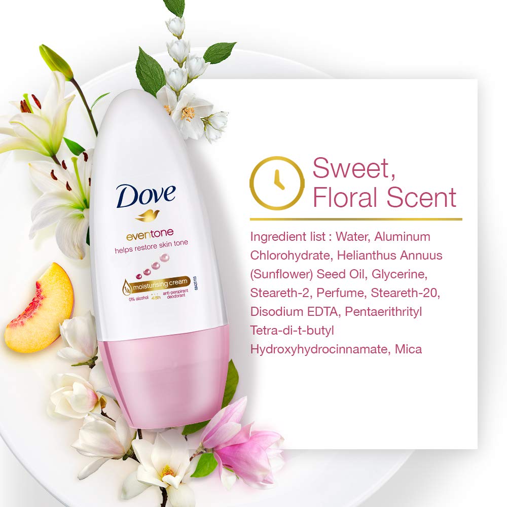 Dove Eventone Roll On - 50ml/1.69 Oz
