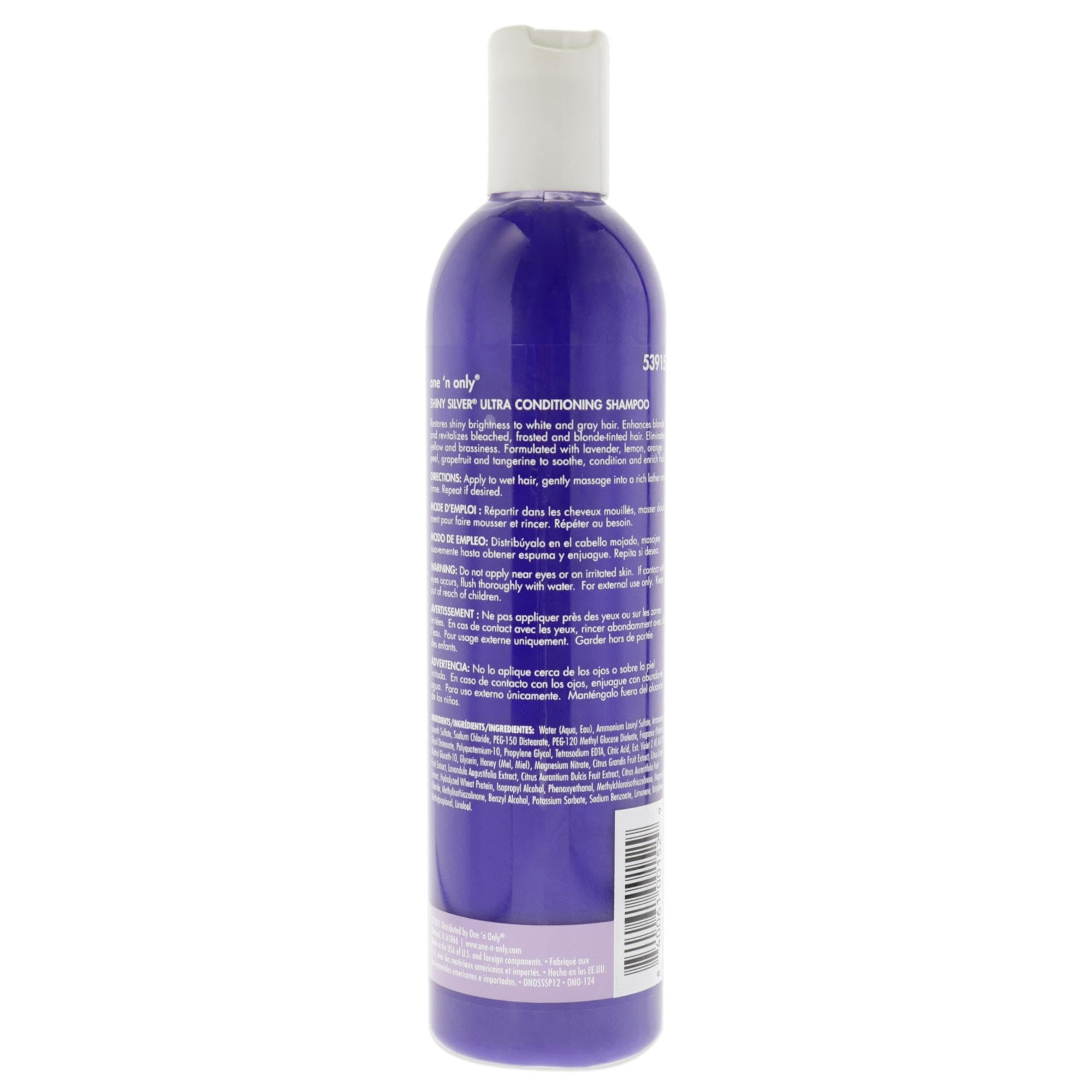 ONE 'N ONLY One-n-Only Shiny Silver Ultra Conditioning Shampoo Shampoo Unisex 12 oz