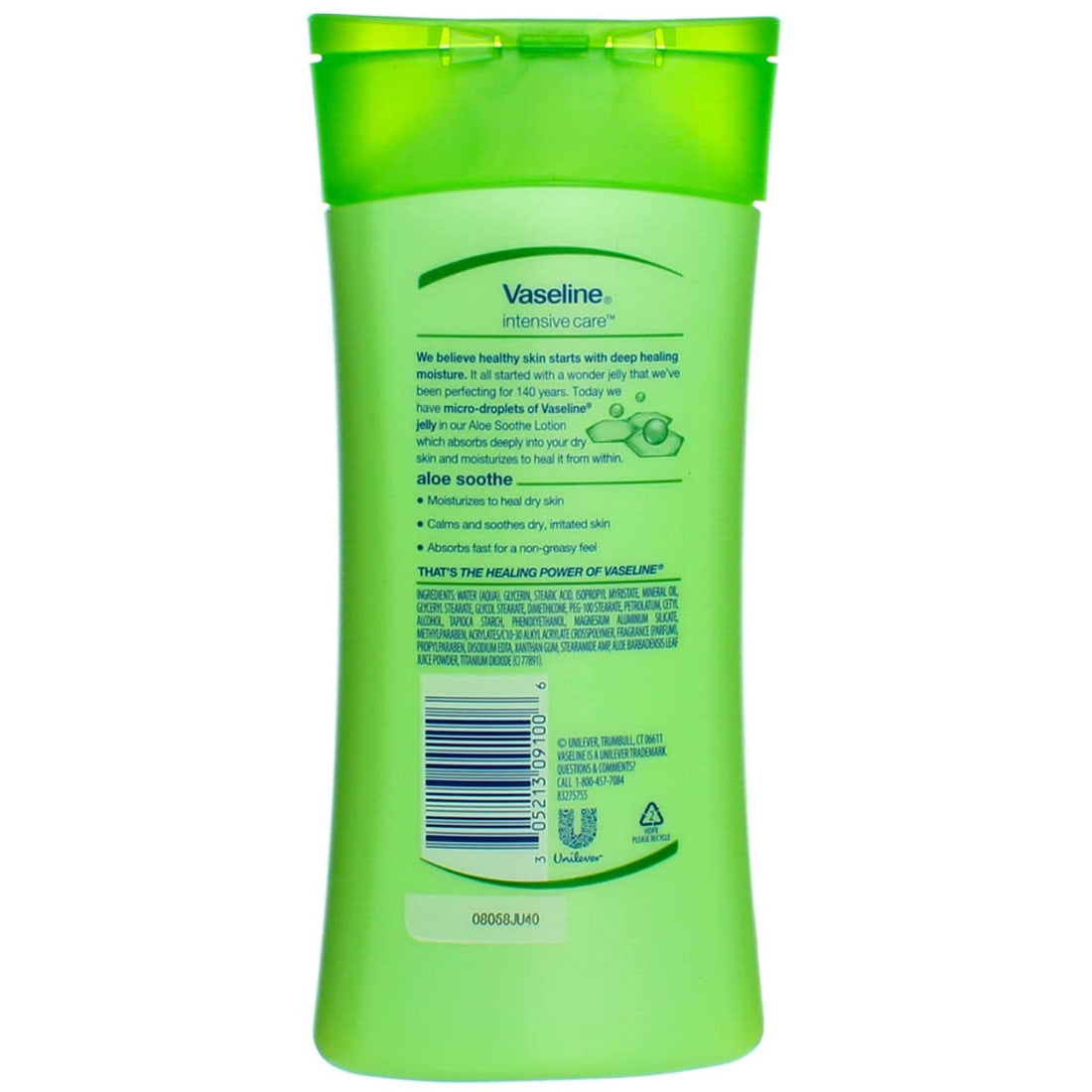 Vaseline Intensive Care Lotion 10 Ounce Aloe Soothe (Dry Skin) (295Ml) (2 Pack)