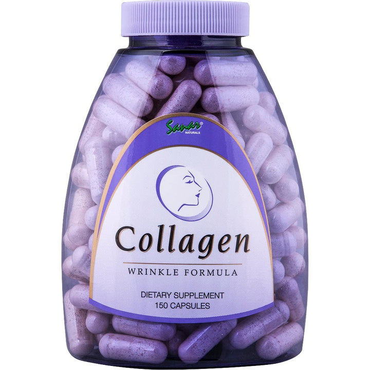Sanar Naturals Collagen Pills with Vitamin C, E - for Hair, Skin, Nails, Joint Health, Reduce Wrinkles - Hydrolyzed Collagen for Women & Men, Collagen Supplement, 150 Capsules