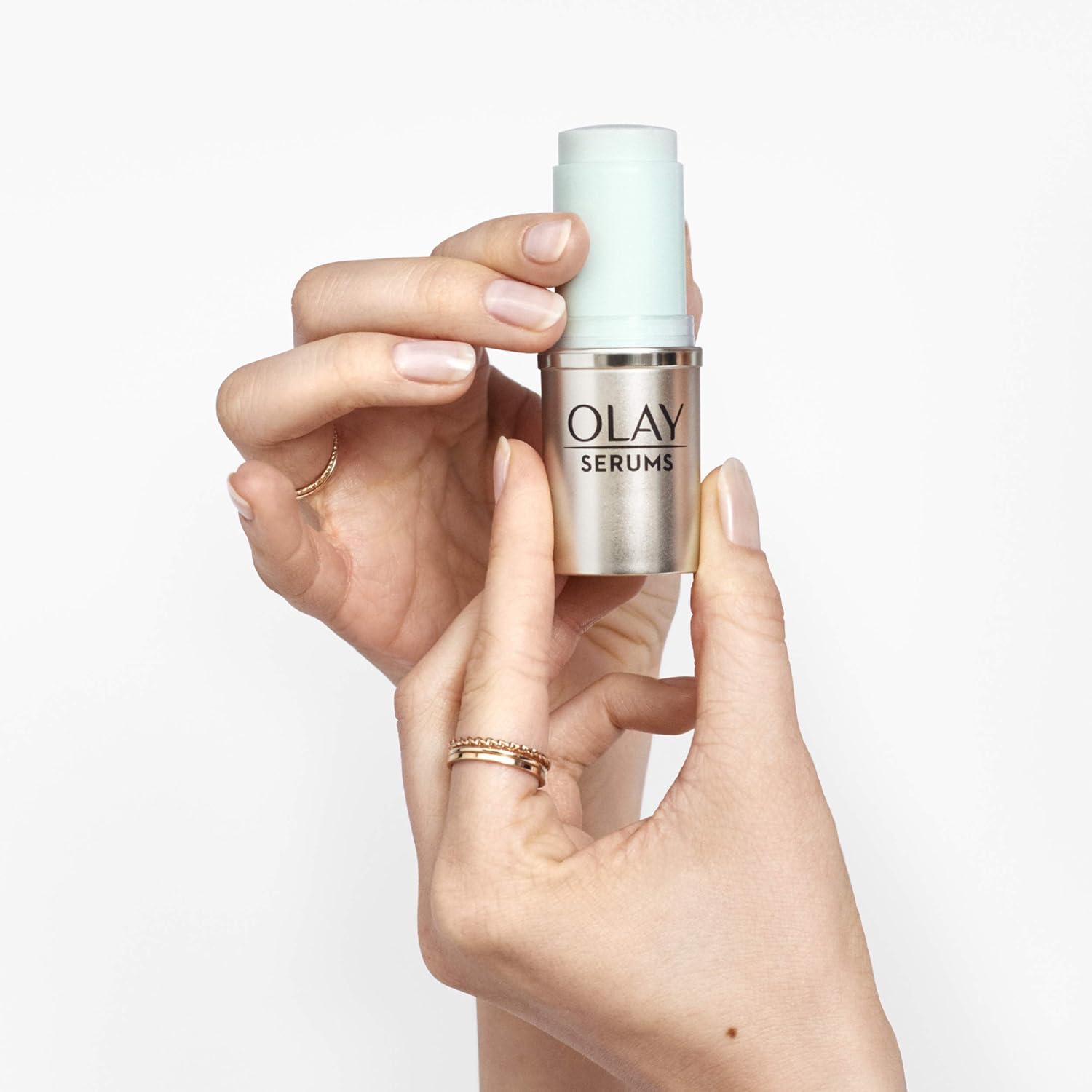 Face Serum by Olay, Skin Cooling Serum Stick with Vitamin B3 and Cactus Water, 0.47 Fl Oz