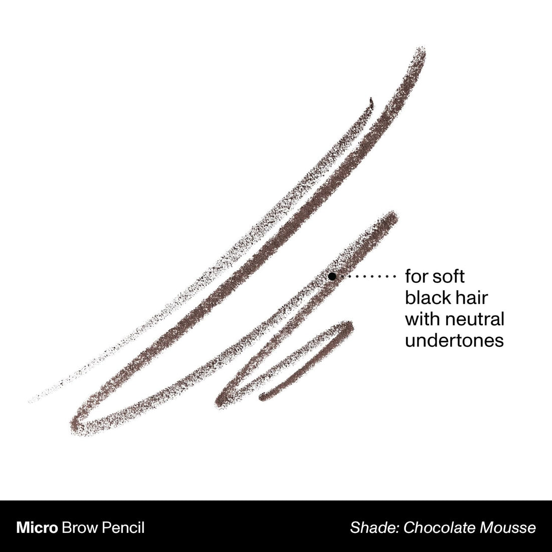 Morphe Micro Dual Eyebrow Pencil - Dual-Ended Brow Pencil Featuring a Retractable, Ultra-Precise, Pointed Tip - Richly Pigmented, Smooth-Gliding, Long-Lasting Wax Formula - Chocolate Mousse (0.003 oz)