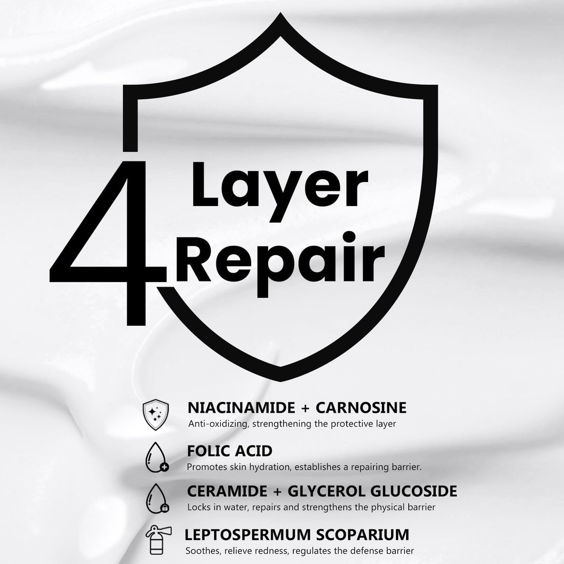 MOONISU Snail Mucin Moisturizer Face Cream - Advanced Snail 94 All in One Cream 3.52 OZ, Daily Repair Face Gel Cream for Dry Skin, Sensitive Skin, Recovery Cream with Hyaluronic Acid