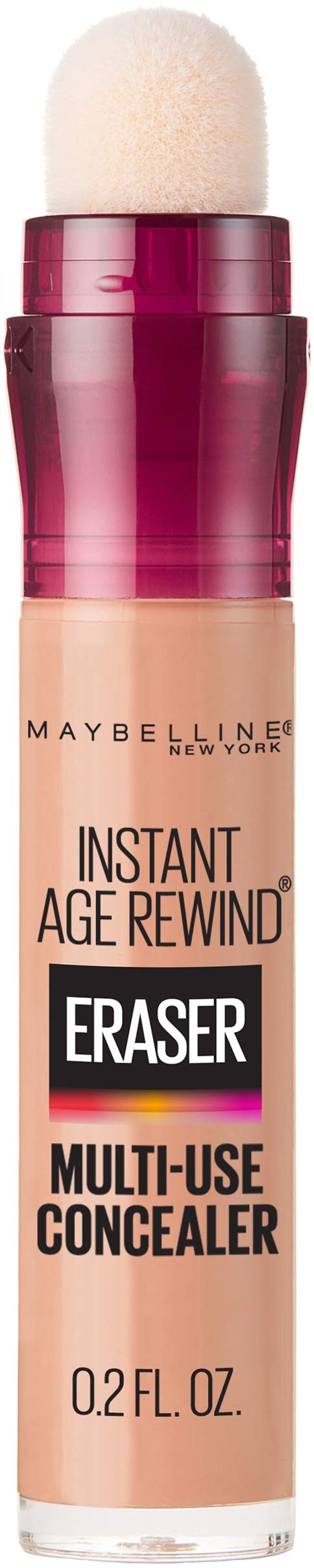 Maybelline Instant Age Rewind Eraser Dark Circles Treatment Multi-Use Concealer, Honey, 0.2 Fl Oz (Pack of 2)