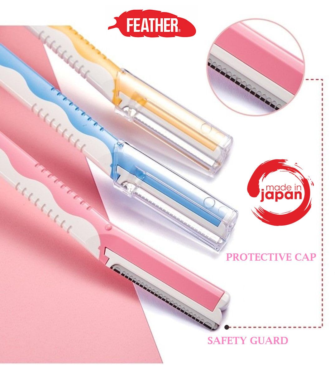 Feather Piany L 3 Pcs Razor (PI-L) by Feather