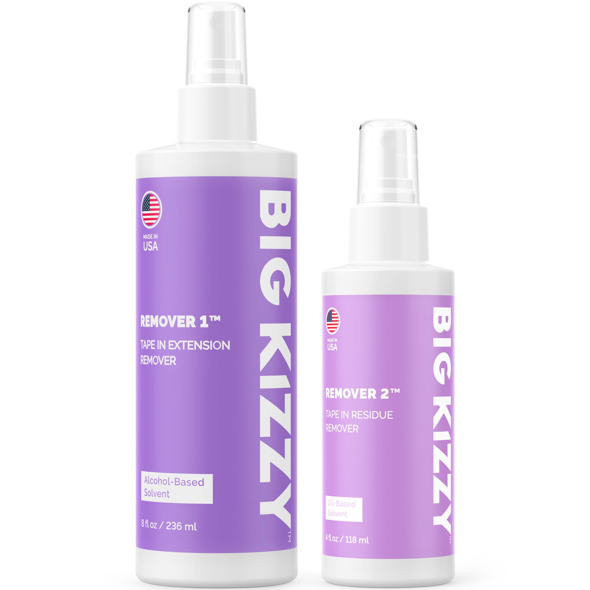Release Tape Hair Extension Remover, Tested & Proven Fastest & Easiest Adhesive Remover, 8 Ounce Spray Bottle by Big Kizzy Hair