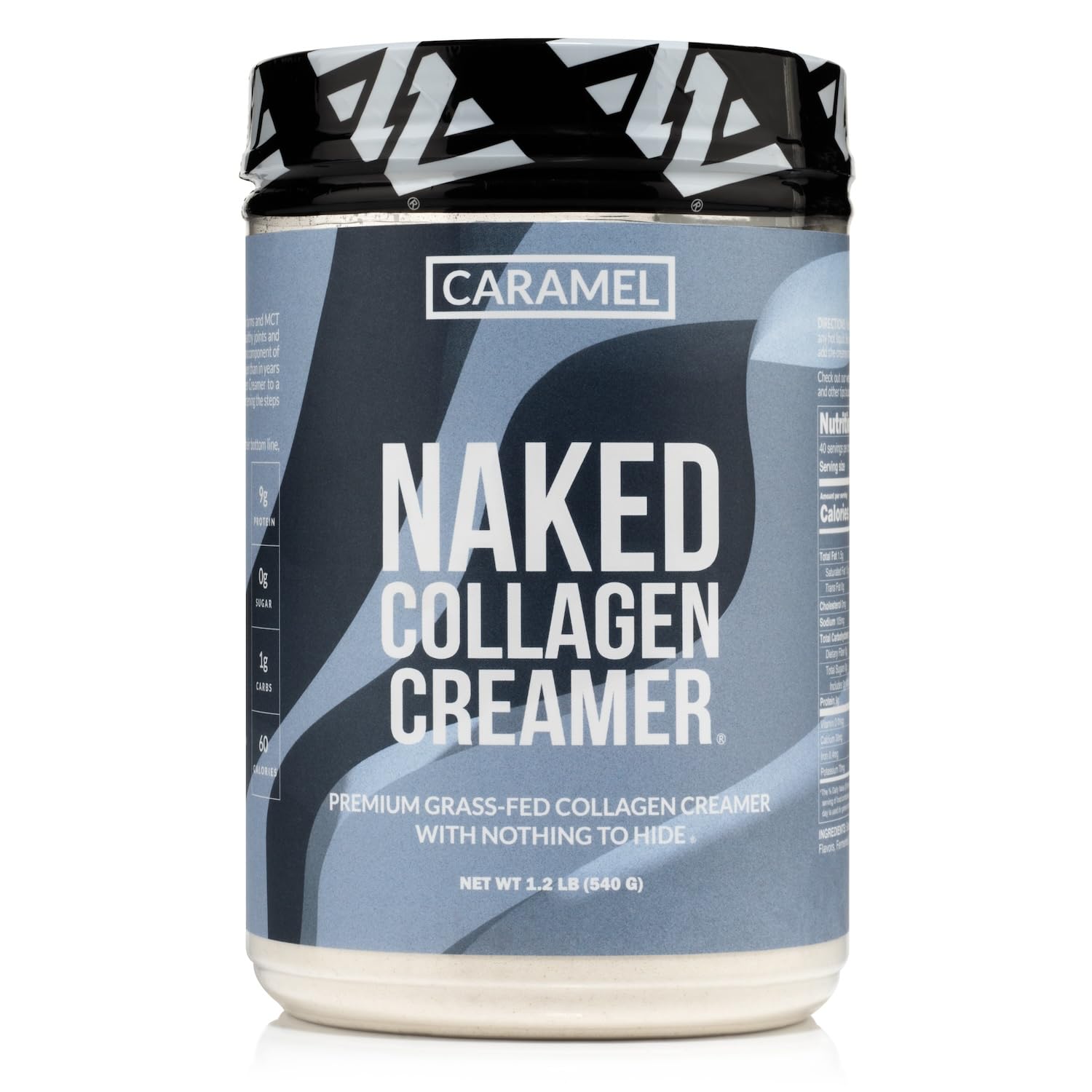 Naked Collagen Coffee Creamer - Caramel Collagen Creamer For Coffee - Dairy-Free, Gluten-Free, GMO-Free - Support Hair, Skin, and Nails - 40 Servings