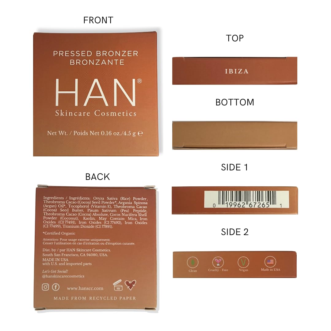 HAN Skin Care Cosmetics All Natural Bronzer (Ibiza)
