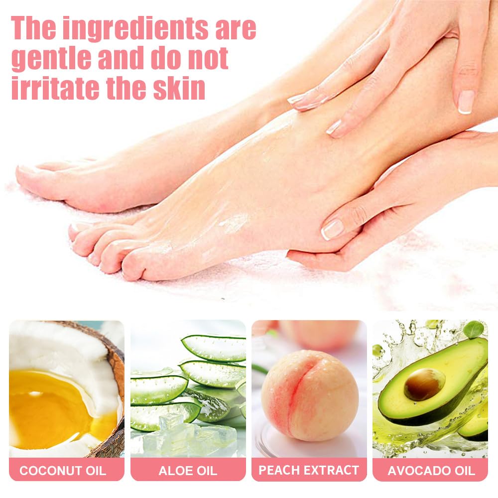 60% Urea Cream plus 2% Salicylic Acid - 1.41 oz Urea Foot Hand Cream Stick for Repairing Restore Balm, Cracked Hands Elbows Feet Knees, Moisturizes and Hydrates the Dry & Dead Skin, Peach Scent