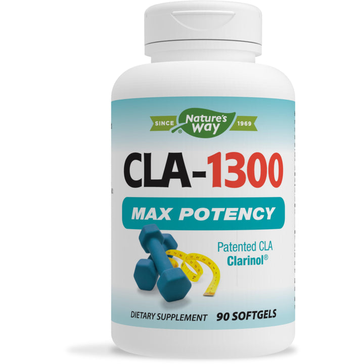 Nature's Way CLA from Safflower Seed Oil, Max Potency, 90 Softgels