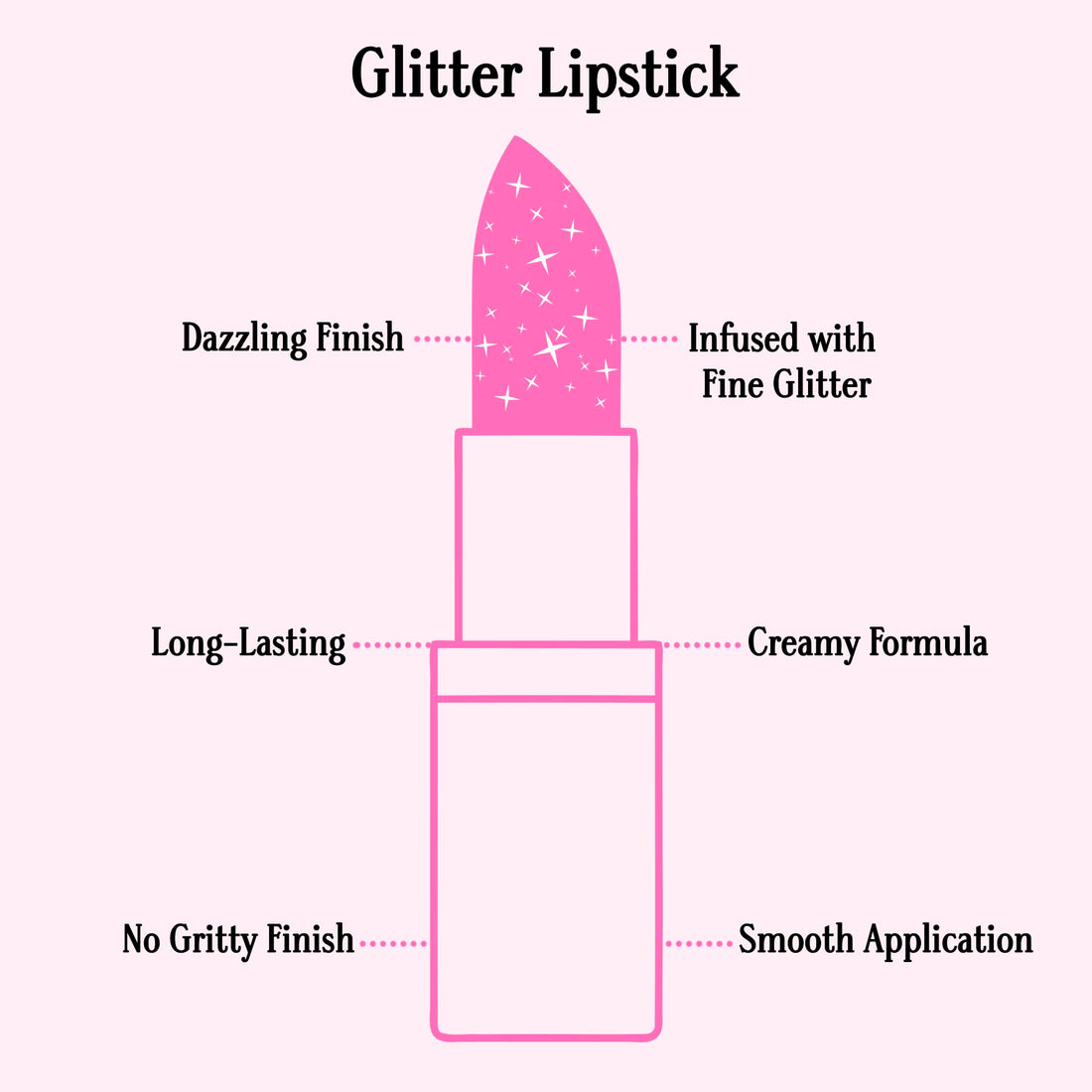 Gerard Cosmetics Hollywood Blvd. - Glitter Lipstick