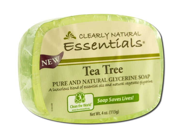 Glycerin Bar Soap - Tea Tree - 4 oz by Clearly Natural