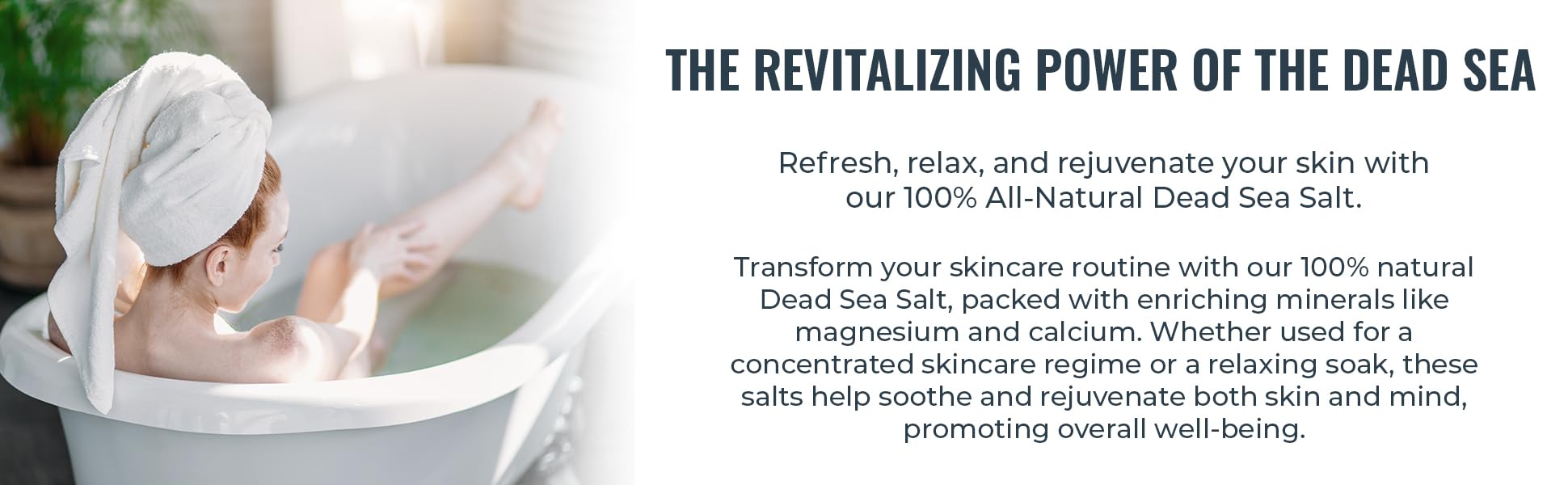 Natural Elephant Dead Sea Salt 100% Natural & Pure 1 lb, 2 lb, 5 lb, 10 lb Bag Fine Grain for Psoriasis Eczema Acne & Other Dermatological Needs, 5 lb, 2.25 kg