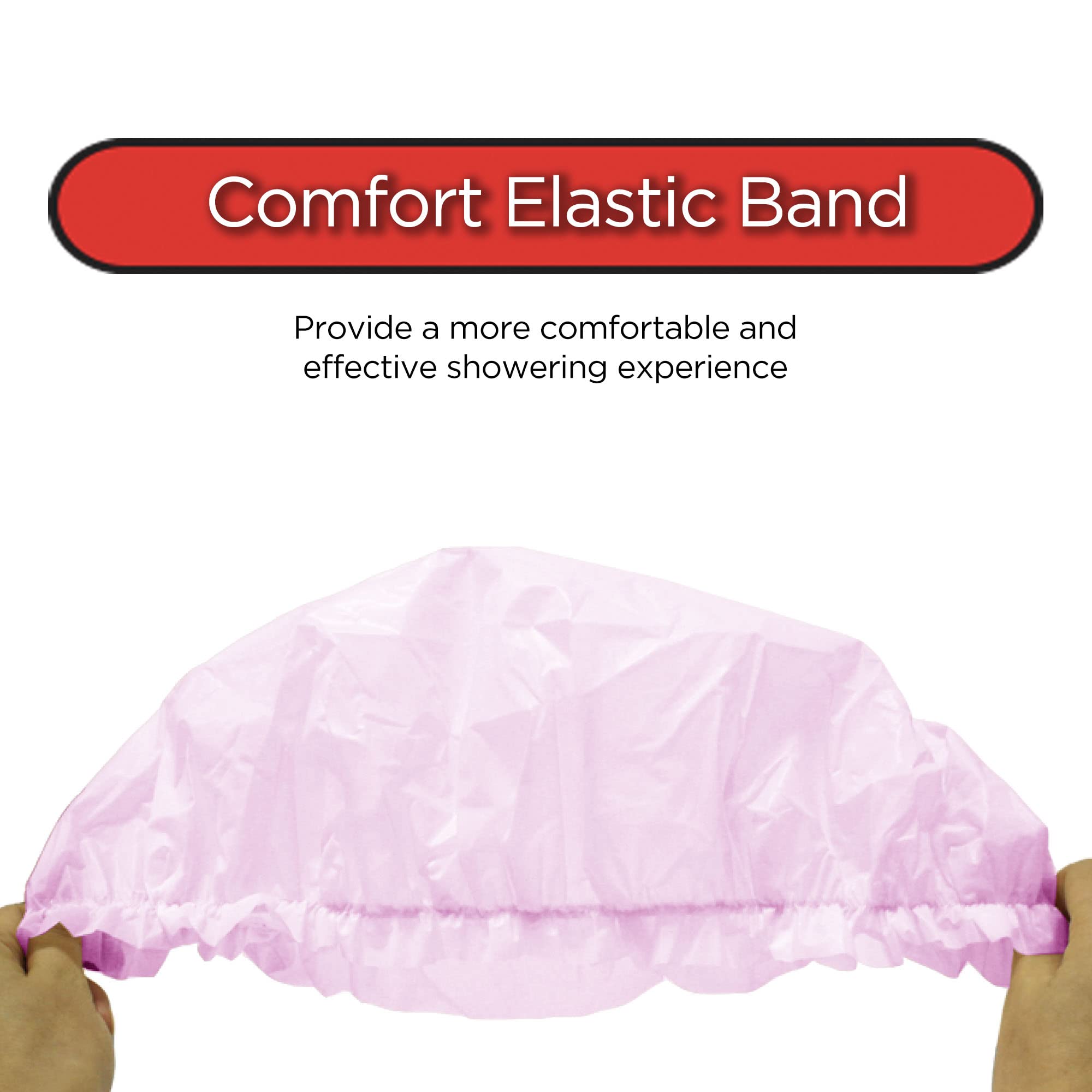 Donna Premium Collection Super Jumbo Shower Cap Pink 22163 by Donna Collection