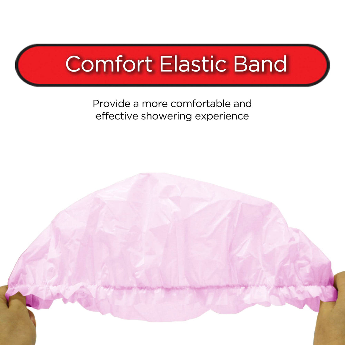 Donna Premium Collection Super Jumbo Shower Cap Pink 22163 by Donna Collection