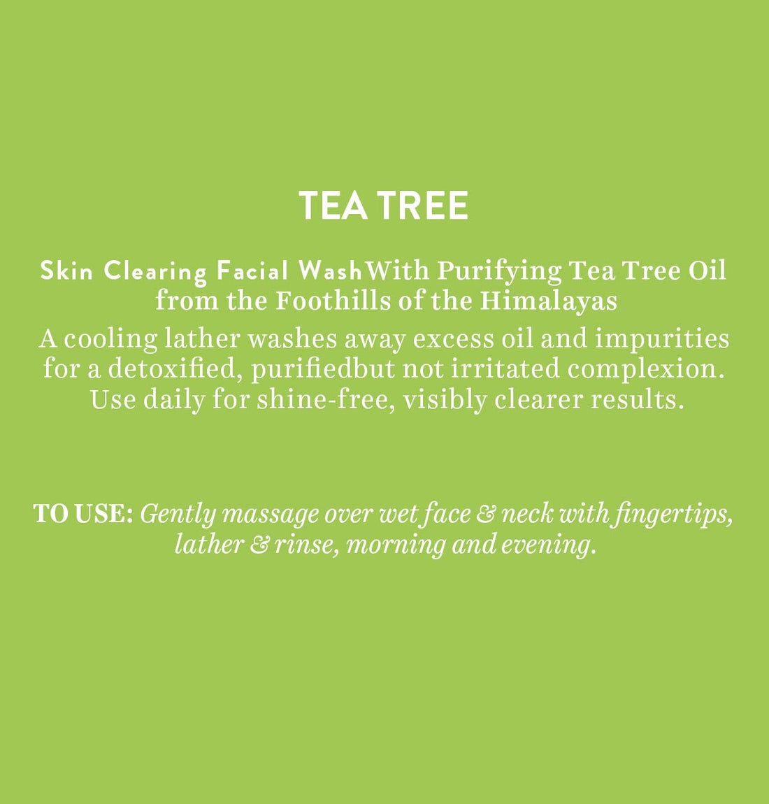 Biotique Tea Tree Skin Clearing Facial Wash, Normal to Oily Skin Face Wash, 150ml