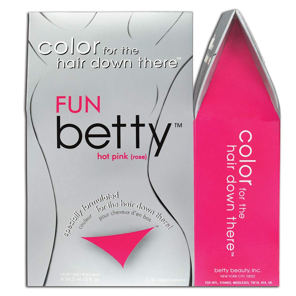 Betty Beauty Fun (Hot Pink) Betty - Color For The Hair Down There Hair Coloring Kit